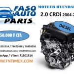 MOTEUR OCCASION HYUNDAI/KIA 2004-2006 2.0 CRDi